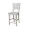 Whitewood Industries Solid Wood Canyon Solid Back Counter Height Dining Stool - 24" Seat Height S-482 - alternate 1